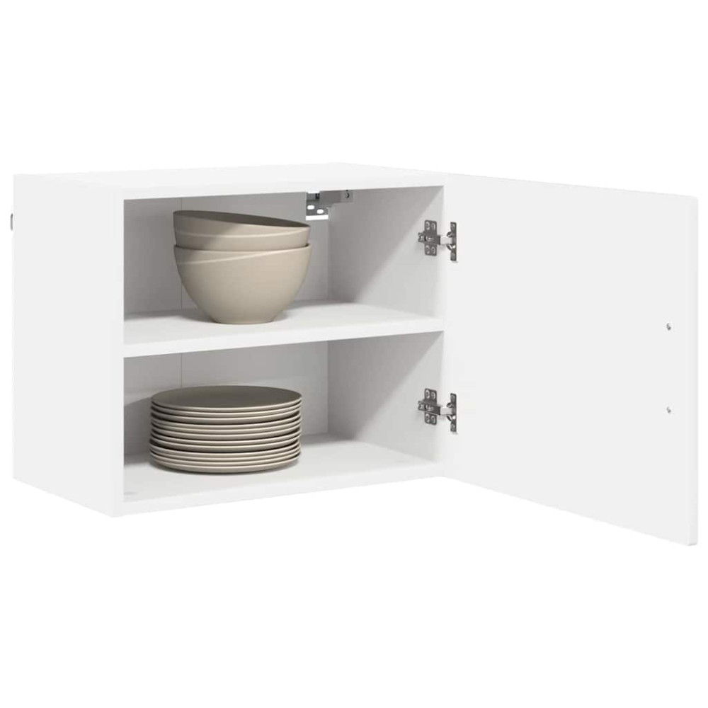 Produktbild för Väggskåp PORTO 2 pcs Högblanka vita 50 x 31 x 40 cm