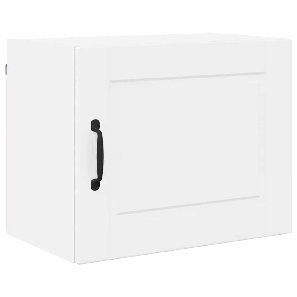 Produktbild för Väggskåp PORTO 2 pcs Högblanka vita 50 x 31 x 40 cm