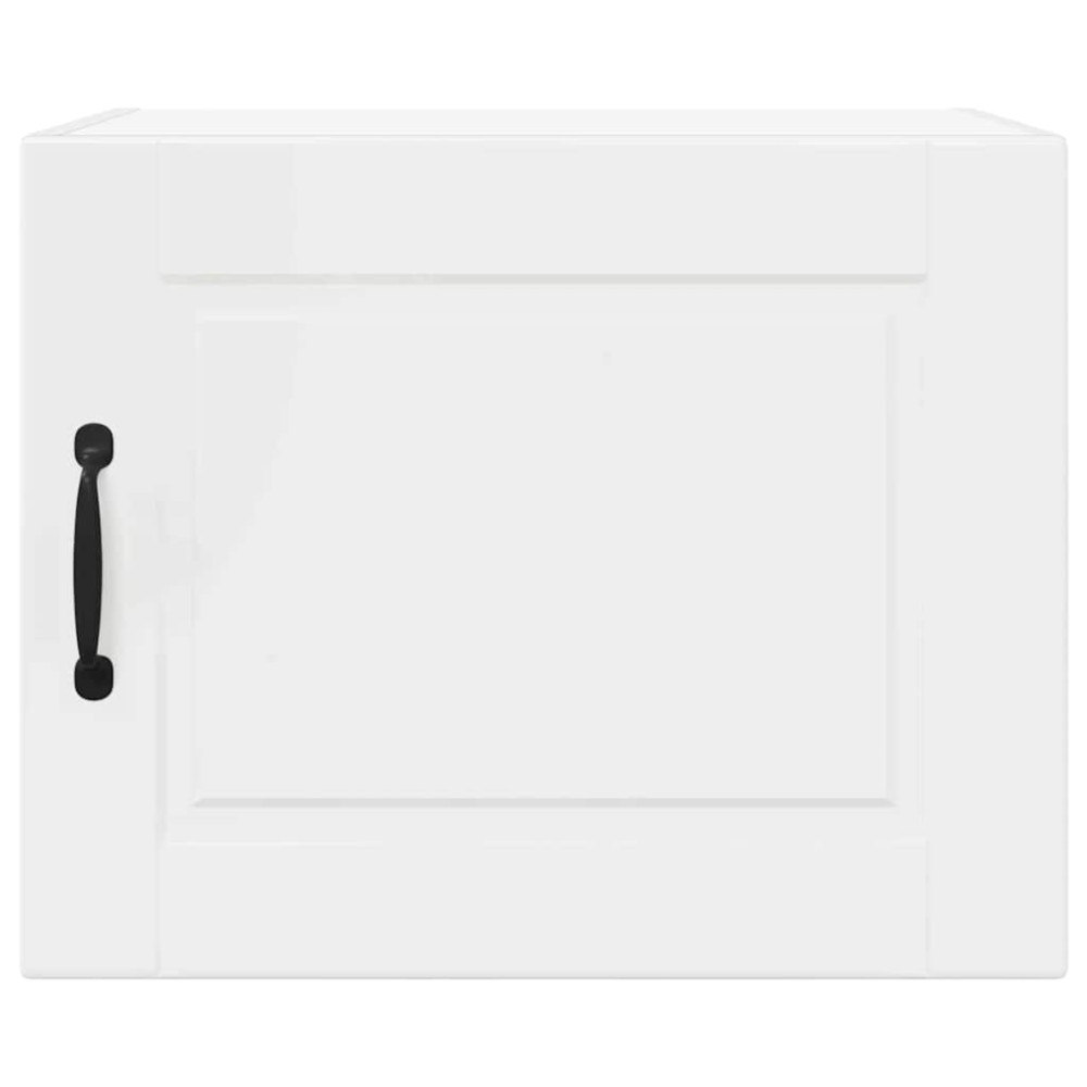 Produktbild för Väggskåp PORTO 2 pcs Högblanka vita 50 x 31 x 40 cm
