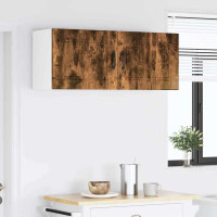 Produktbild för Väggskåp PORTO 2 pcs Rökt ek 50 x 31 x 40 cm Konstruerat trä