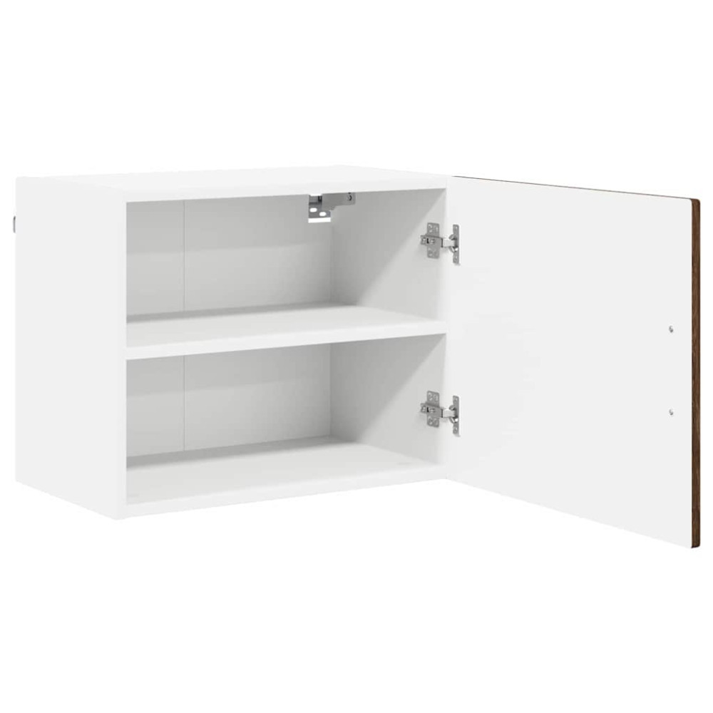Produktbild för Väggskåp PORTO 2 pcs Brun Ek 50 x 31 x 40 cm Konstruerat trä