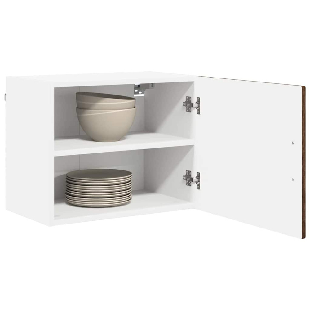 Produktbild för Väggskåp PORTO 2 pcs Brun Ek 50 x 31 x 40 cm Konstruerat trä