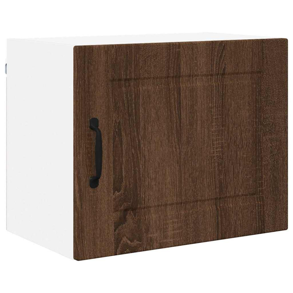 Produktbild för Väggskåp PORTO 2 pcs Brun Ek 50 x 31 x 40 cm Konstruerat trä
