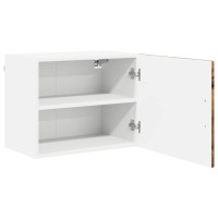Produktbild för Väggskåp PORTO 2 pcs Gammalt trä 50 x 31 x 40 cm