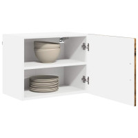 Produktbild för Väggskåp PORTO 2 pcs Gammalt trä 50 x 31 x 40 cm