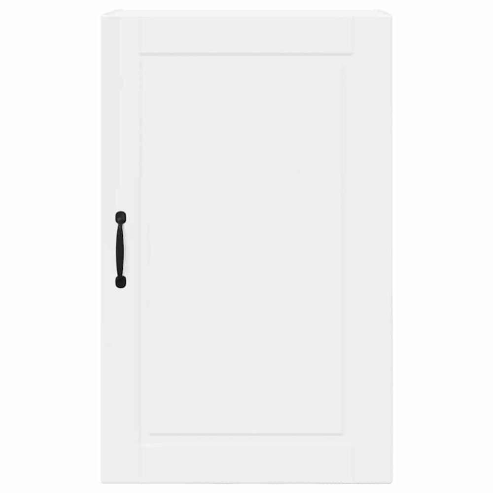 Produktbild för Väggskåp PORTO Högblanka vita 50 x 31 x 80 cm Konstruerat trä
