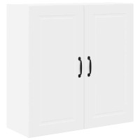 Produktbild för Väggskåp PORTO Vit 80 x 31 x 80 cm Konstruerat trä