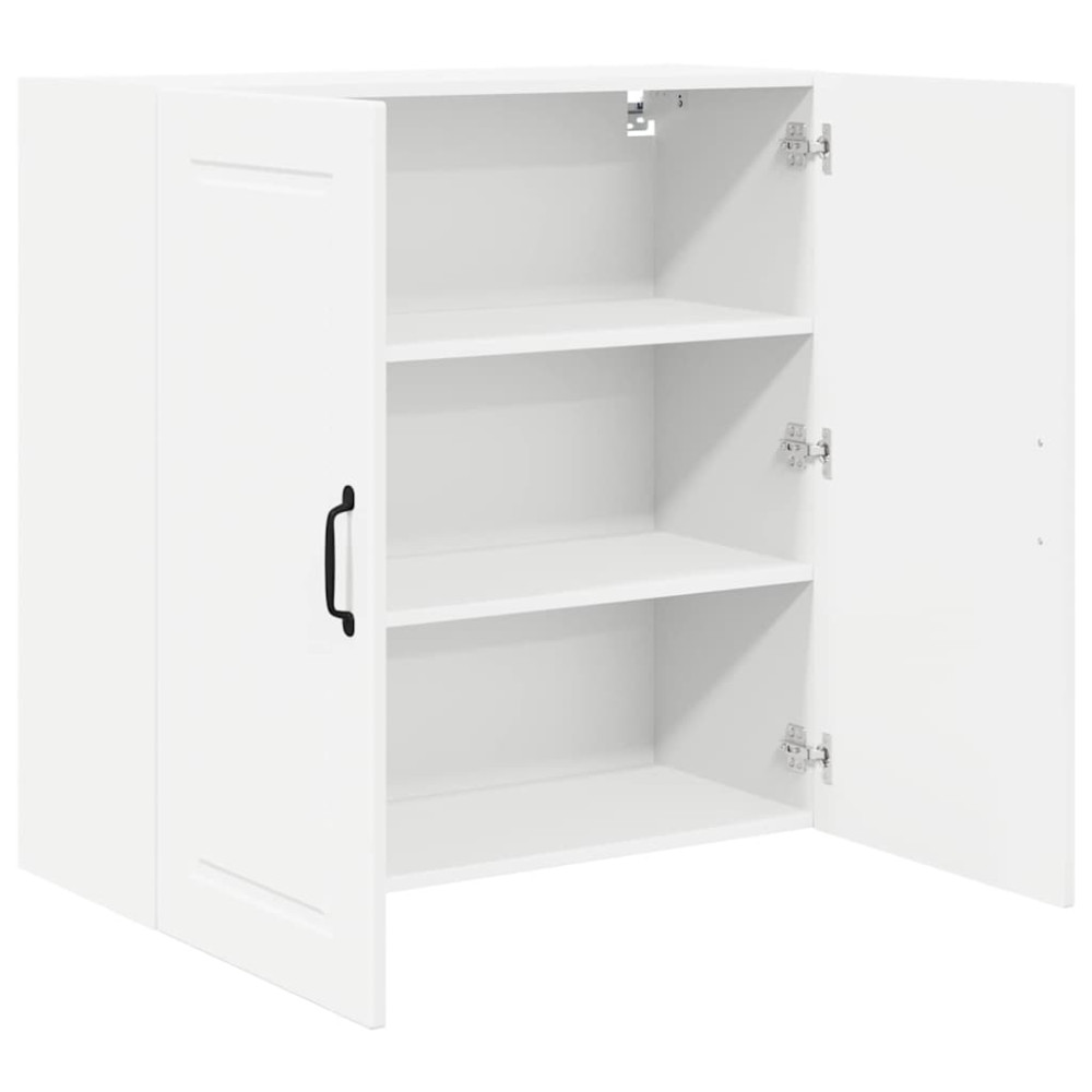 Produktbild för Väggskåp PORTO Vit 80 x 31 x 80 cm Konstruerat trä