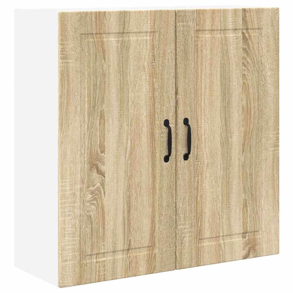 Produktbild för Väggskåp PORTO Sonoma-ek 80 x 31 x 80 cm Konstruerat trä