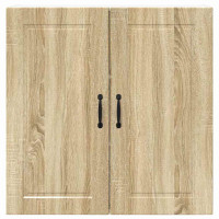 Produktbild för Väggskåp PORTO Sonoma-ek 80 x 31 x 80 cm Konstruerat trä