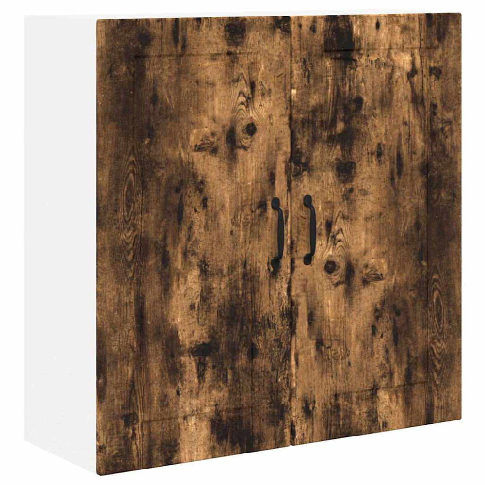 Produktbild för Väggskåp PORTO Rökt ek 80 x 31 x 80 cm Konstruerat trä