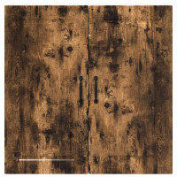 Produktbild för Väggskåp PORTO Rökt ek 80 x 31 x 80 cm Konstruerat trä