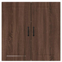Produktbild för Väggskåp PORTO Brun Ek 80 x 31 x 80 cm Konstruerat trä