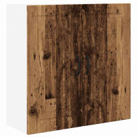 Produktbild för Väggskåp PORTO Gammalt trä 80 x 31 x 80 cm Konstruerat trä