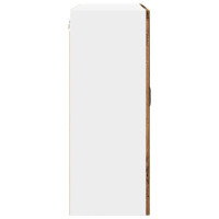 Produktbild för Väggskåp PORTO Gammalt trä 80 x 31 x 80 cm Konstruerat trä