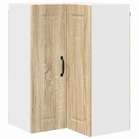 Produktbild för Vägghörnskåp PORTO Sonoma-ek 57 x 57 x 80 cm Konstruerat trä