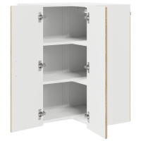 Produktbild för Vägghörnskåp PORTO Sonoma-ek 57 x 57 x 80 cm Konstruerat trä
