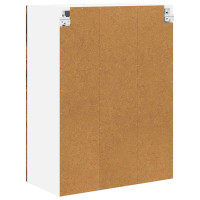 Produktbild för Väggglasförråd PORTO Rökt ek 60 x 31 x 80 cm Konstruerat trä