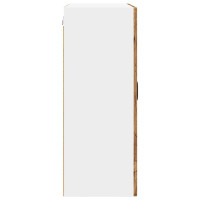 Produktbild för Väggglasförråd PORTO Gammalt trä 60 x 31 x 80 cm