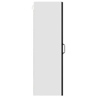 Produktbild för Väggskåp PORTO Svart 50 x 31 x 100 cm Konstruerat trä