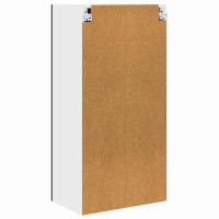 Produktbild för Väggskåp PORTO Svart 50 x 31 x 100 cm Konstruerat trä