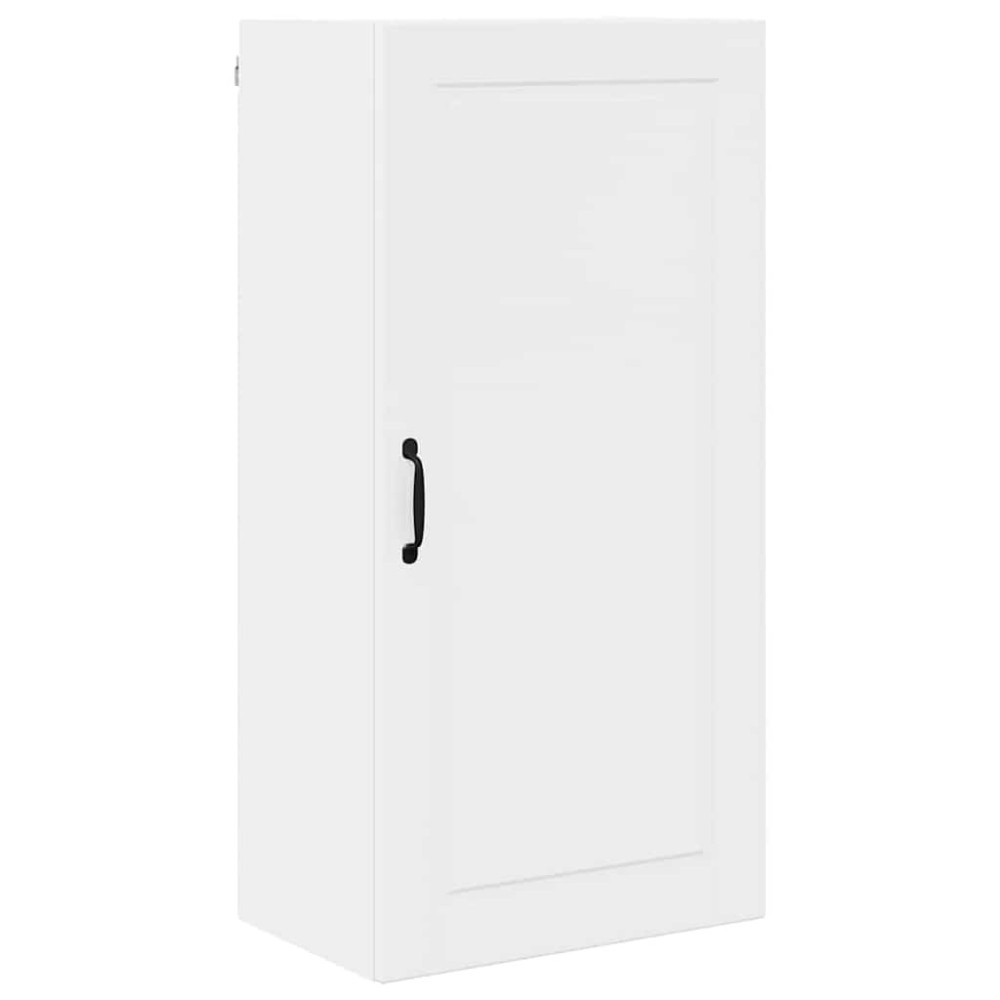 Produktbild för Väggskåp PORTO Högblanka vita 50 x 31 x 100 cm Konstruerat trä
