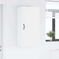 Produktbild för Väggskåp PORTO Högblanka vita 50 x 31 x 100 cm Konstruerat trä