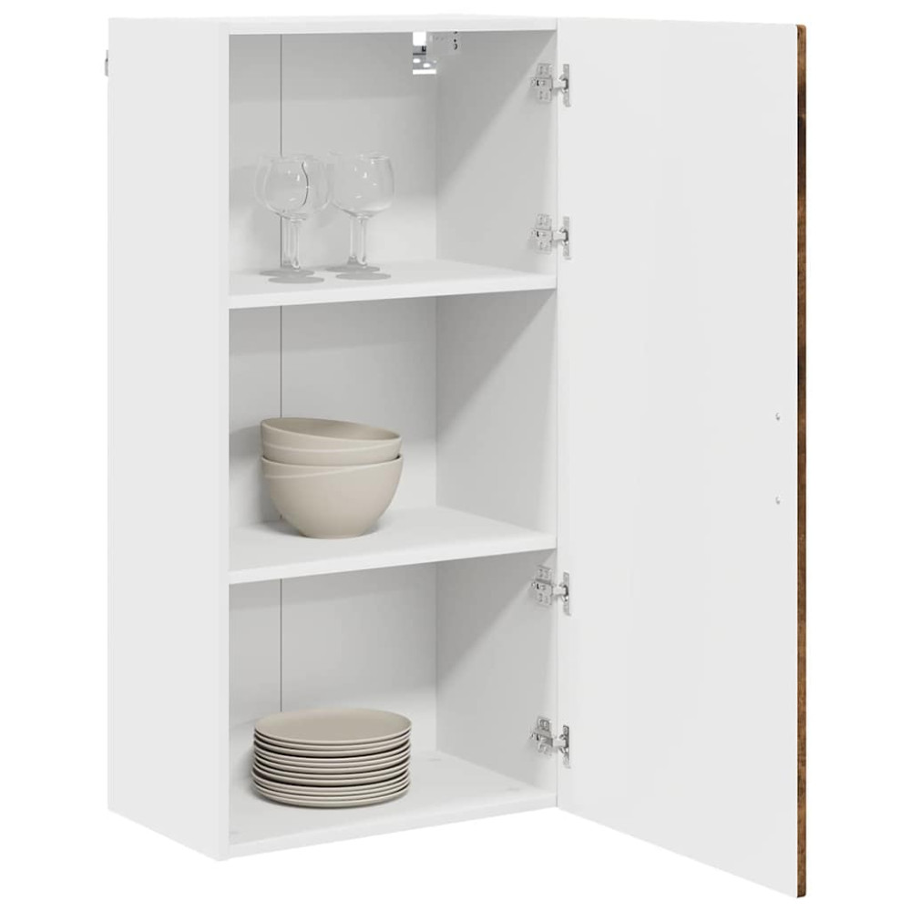 Produktbild för Väggskåp PORTO Rökt ek 50 x 31 x 100 cm Konstruerat trä