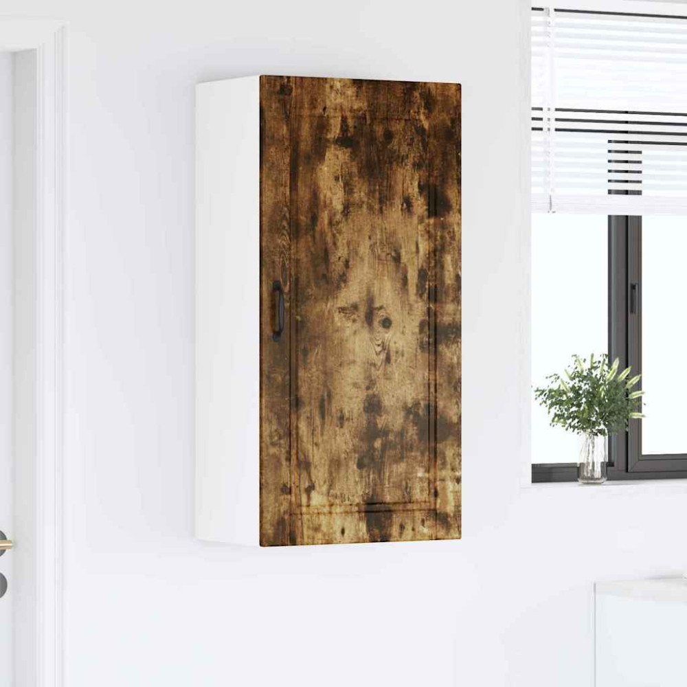 Produktbild för Väggskåp PORTO Rökt ek 50 x 31 x 100 cm Konstruerat trä