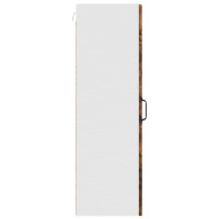 Produktbild för Väggskåp PORTO Rökt ek 50 x 31 x 100 cm Konstruerat trä