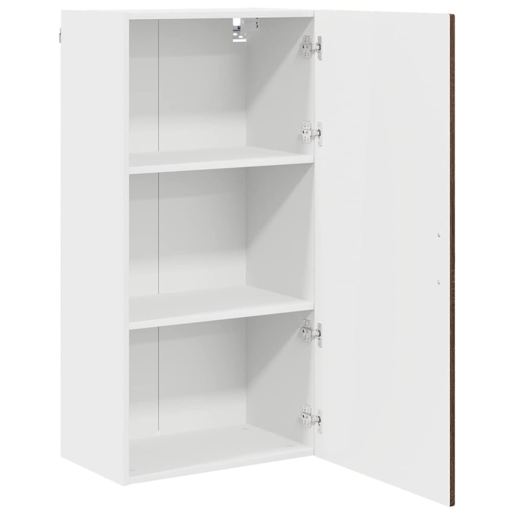 Produktbild för Väggskåp PORTO Brun Ek 50 x 31 x 100 cm Konstruerat trä