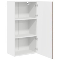 Produktbild för Väggskåp PORTO Brun Ek 50 x 31 x 100 cm Konstruerat trä