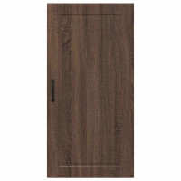 Produktbild för Väggskåp PORTO Brun Ek 50 x 31 x 100 cm Konstruerat trä
