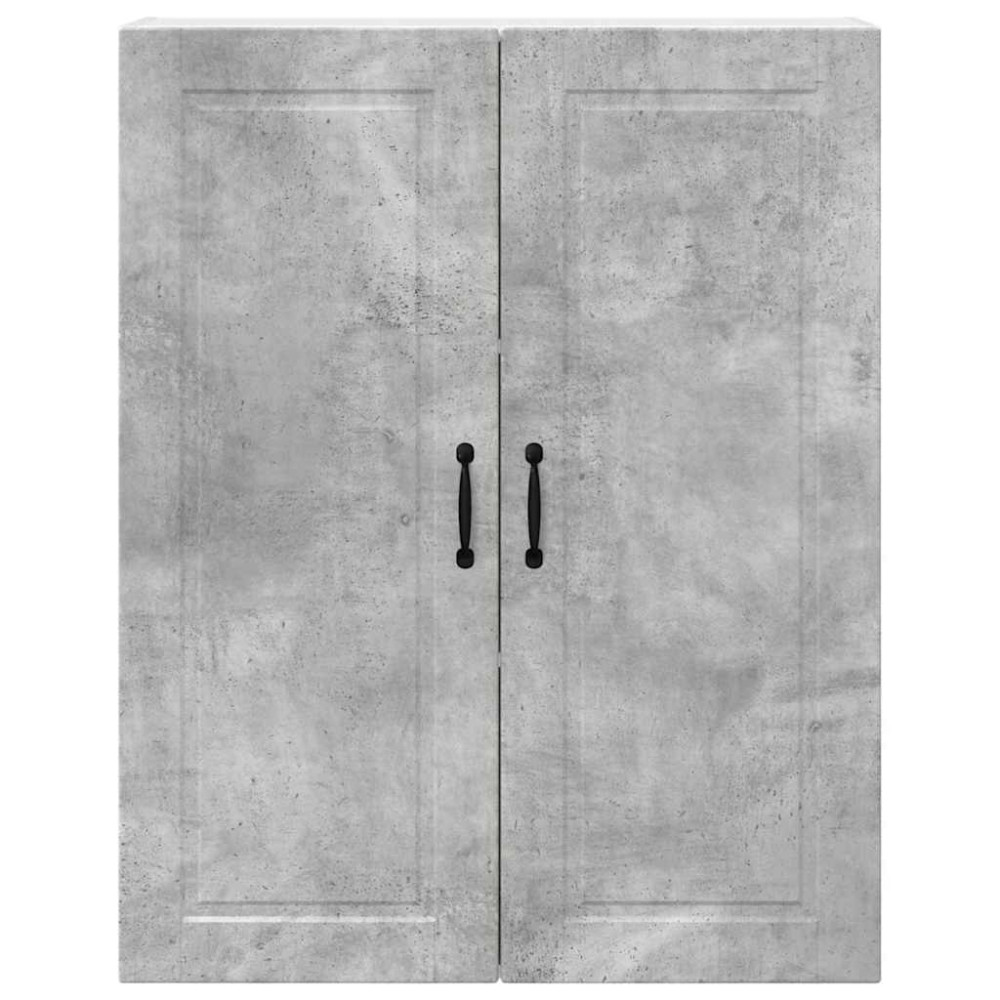 Produktbild för Väggskåp PORTO Betonggrå 80 x 31 x 100 cm Konstruerat trä