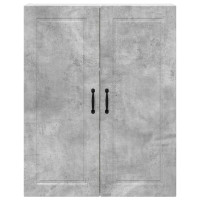 Produktbild för Väggskåp PORTO Betonggrå 80 x 31 x 100 cm Konstruerat trä