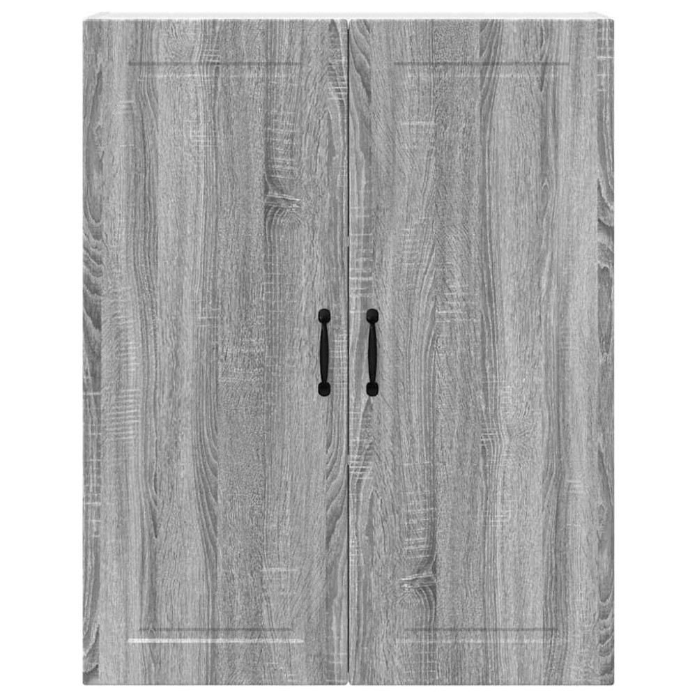 Produktbild för Väggskåp PORTO Grå Sonoma 80 x 31 x 100 cm Konstruerat trä