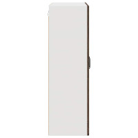Produktbild för Väggskåp PORTO Brun Ek 80 x 31 x 100 cm Konstruerat trä