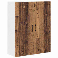 Produktbild för Väggskåp PORTO Gammalt trä 80 x 31 x 100 cm Konstruerat trä