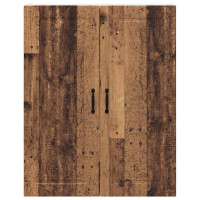 Produktbild för Väggskåp PORTO Gammalt trä 80 x 31 x 100 cm Konstruerat trä