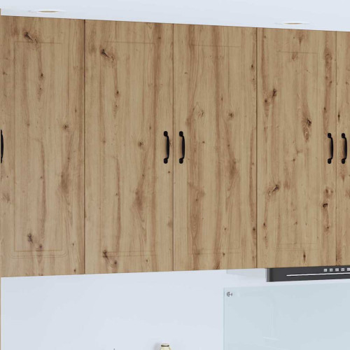 vidaXL Väggskåp PORTO Artisan Ek 80 x 31 x 100 cm Konstruerat trä
