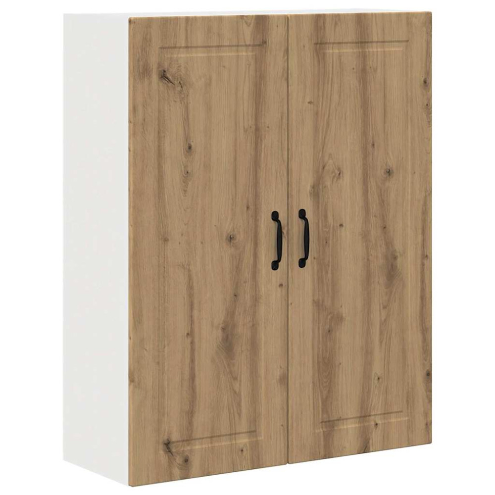 Produktbild för Väggskåp PORTO Artisan Ek 80 x 31 x 100 cm Konstruerat trä