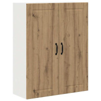 Produktbild för Väggskåp PORTO Artisan Ek 80 x 31 x 100 cm Konstruerat trä