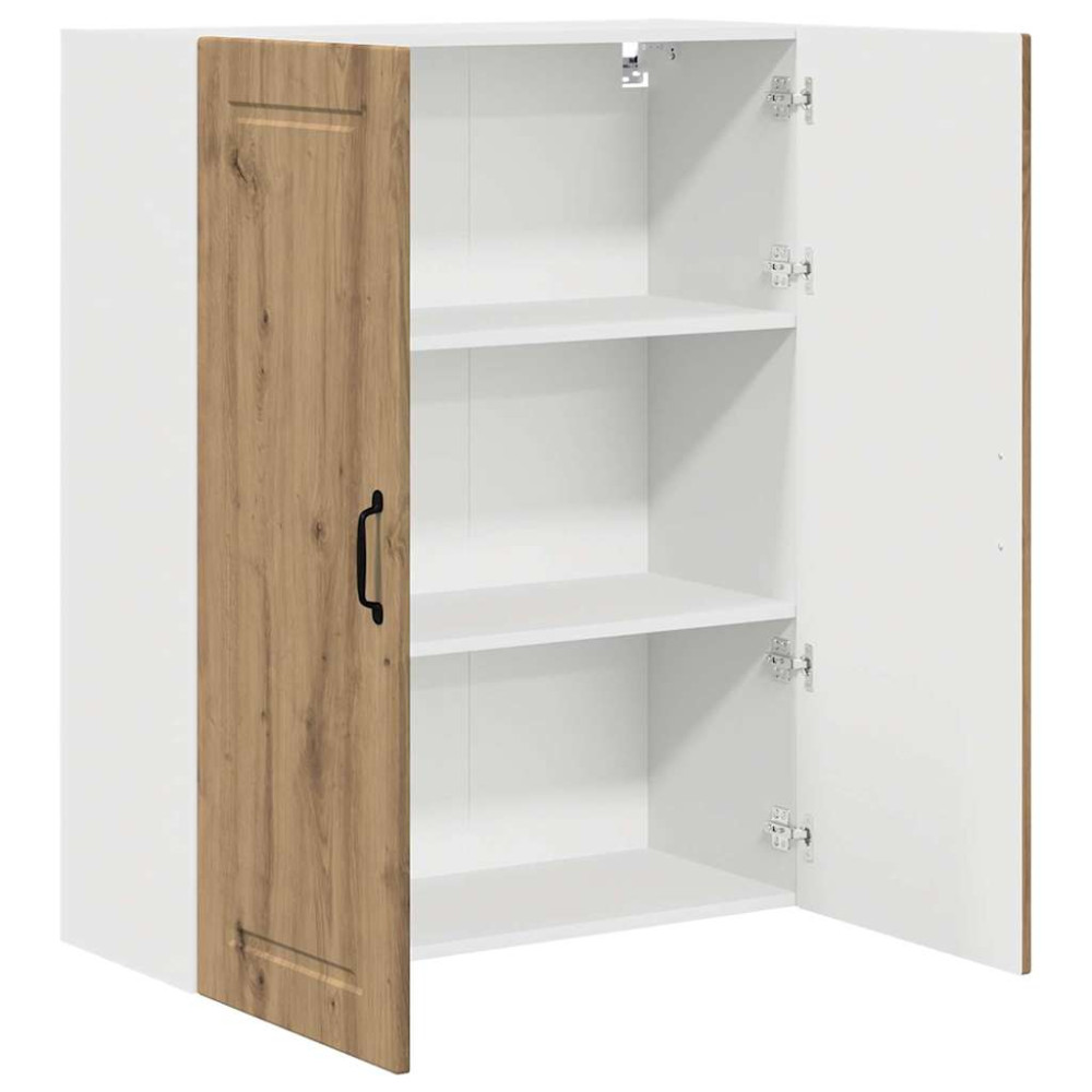 Produktbild för Väggskåp PORTO Artisan Ek 80 x 31 x 100 cm Konstruerat trä