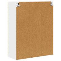 Produktbild för Väggglasförråd PORTO Sonoma-ek 80 x 31 x 100 cm Konstruerat trä