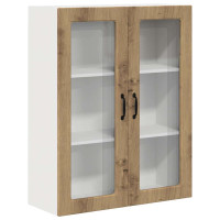 Produktbild för Väggglasförråd PORTO Artisan Ek 80 x 31 x 100 cm