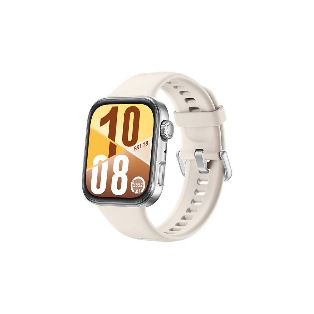 Produktbild för Huawei Watch Fit 4 - aluminiumlegering - smart klocka med rem - vit - aluminium vit