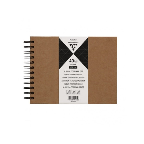 Clairefontaine Clairefontaine 95432C, Monokromatiskt, Brun, 40 ark, 200 g/m...
