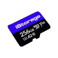 Produktbild för iStorage - flash-minneskort - 256 GB - microSDXC