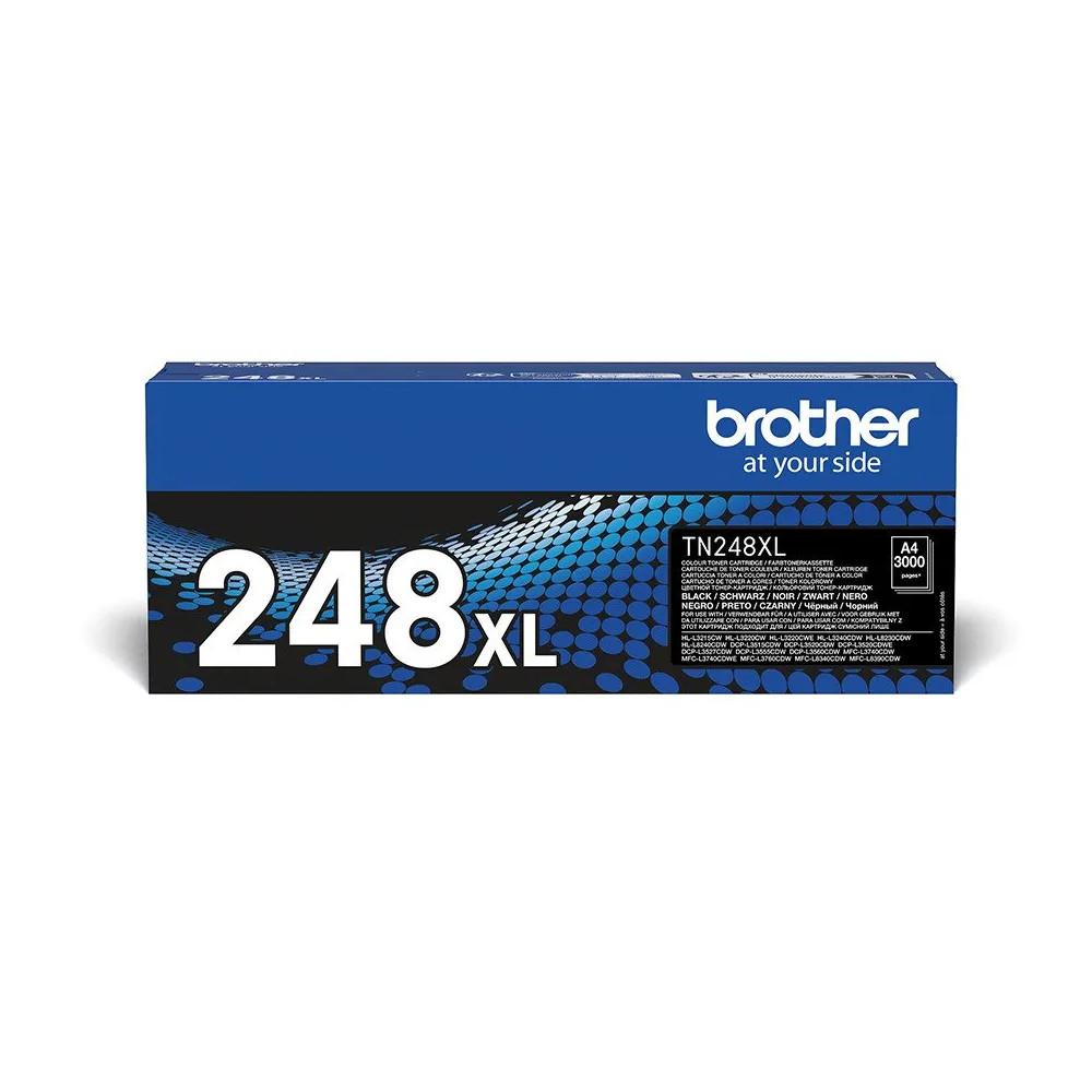 Produktbild för Brother TN248XLBK - Lång livslängd - svart - original - tonerkassett