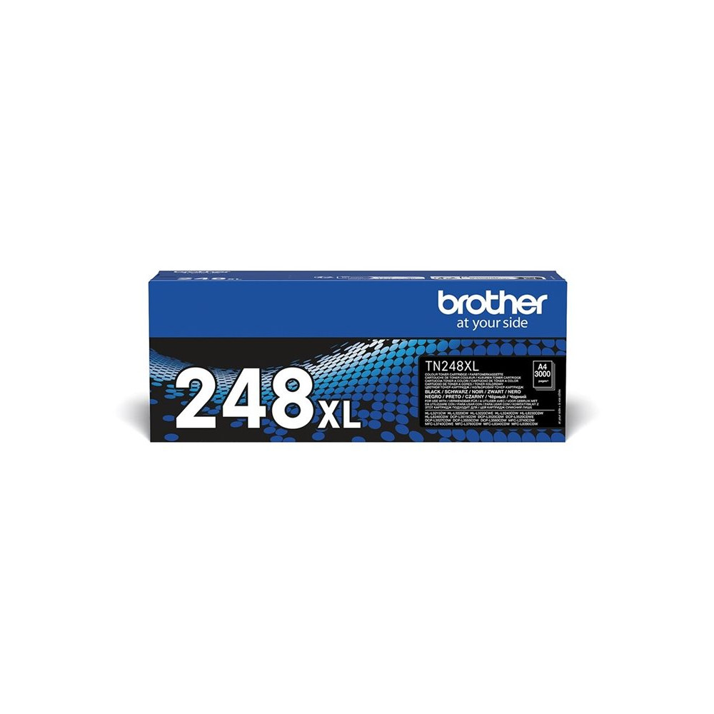 Produktbild för Brother TN248XLBK - Lång livslängd - svart - original - tonerkassett